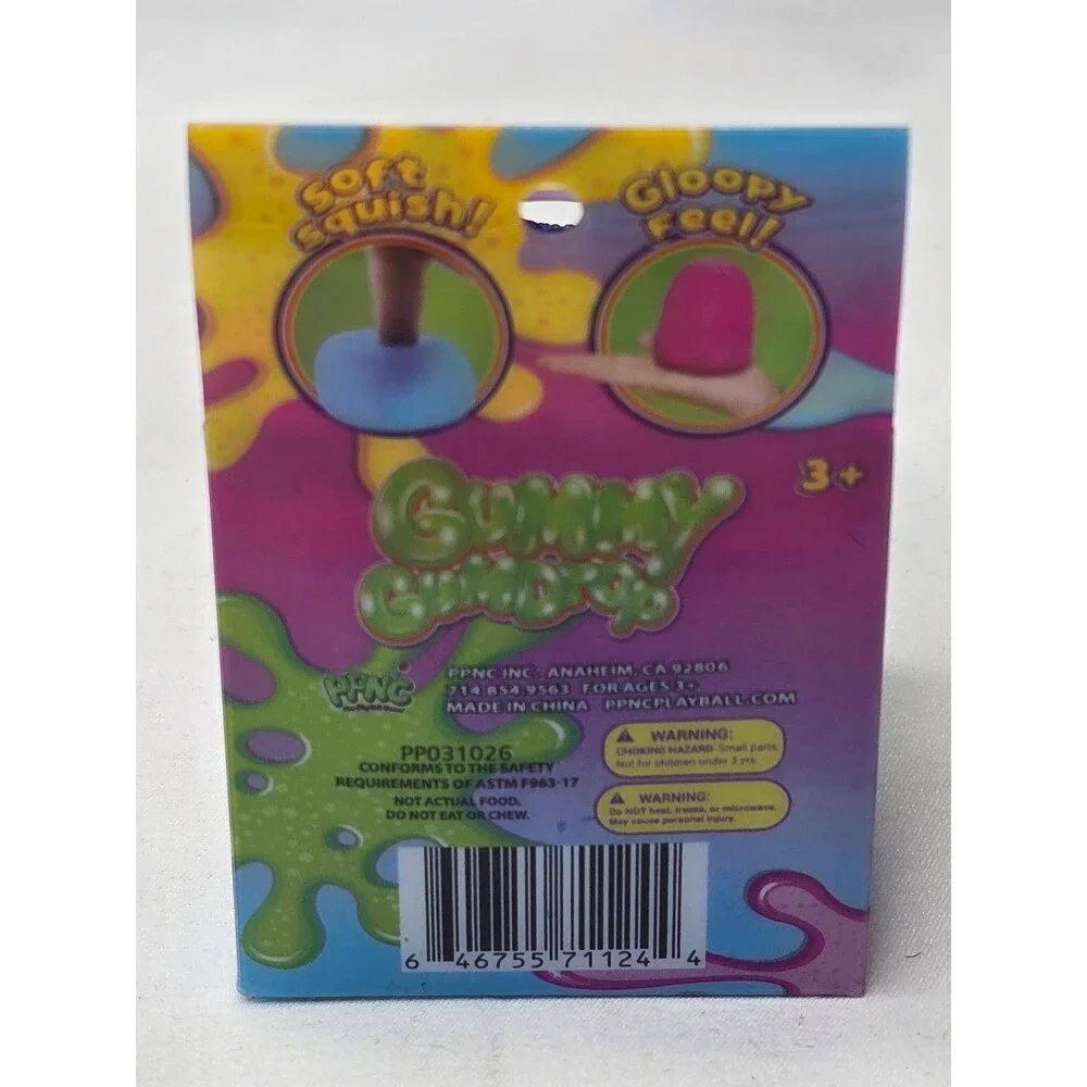 PPNC Gummy Gumdrop Squish Toy Blue